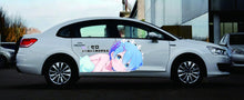 Load image into Gallery viewer, Anime ITASHA Re:Zero Car Wrap Door Side Stickers Decal Fit With Any Cars Vinyl graphics car accessories car stickers Car Decal