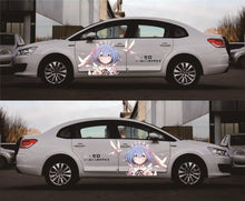 Load image into Gallery viewer, Anime ITASHA Re:Zero Car Wrap Door Side Stickers Decal Fit With Any Cars Vinyl graphics car accessories car stickers Car Decal