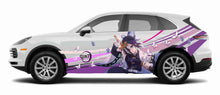 Load image into Gallery viewer, Anime ITASHA Demon Slayer Shinobu Kocho Car Wrap Door Side Stickers Decal Fit With Any Cars Vinyl graphics car accessories car stickers Car Decal