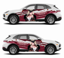 Load image into Gallery viewer, Anime ITASHA Genshin Impact La Signora Car Wrap Door Side Stickers Decal Fit With Any Cars Vinyl graphics car accessories car stickers Car Decal