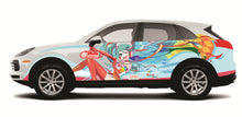 Load image into Gallery viewer, Anime ITASHA Hatsune Miku Car Wrap Door Side Fit With Any Cars Vinyl graphics car stickers Car Decal
