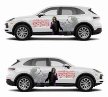 Load image into Gallery viewer, DC Universe Joker Car Wrap Door Side Stickers Decal Fit With Any Cars Vinyl graphics car accessories car stickers Car Decal Anime Itasha DC Comics