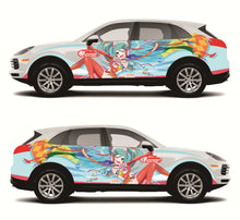 Load image into Gallery viewer, Anime ITASHA Hatsune Miku Car Wrap Door Side Fit With Any Cars Vinyl graphics car stickers Car Decal
