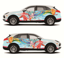 Load image into Gallery viewer, Anime ITASHA Hatsune Miku Car Wrap Door Side Fit With Any Cars Vinyl graphics car stickers Car Decal
