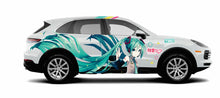 Load image into Gallery viewer, Anime ITASHA Hatsune Miku Car Wrap Door Side Fit With Any Cars Vinyl graphics car stickers Car Decal
