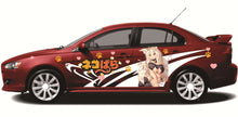 Load image into Gallery viewer, Anime ITASHA Cat Girl Car Wrap Door Side Stickers Decal Fit With Any Cars Vinyl graphics car accessories car stickers Car Decal