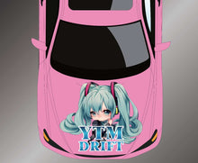 Load image into Gallery viewer, Anime ITASHA Hatsune Miku Car Wrap Door Side Stickers Decal Fit With Any Cars Vinyl graphics car accessories car stickers Car Decal