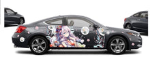 Load image into Gallery viewer, Anime ITASHA Japanese CG Girl Car Wrap Door Side Stickers Decal Fit With Any Cars Vinyl graphics car accessories car stickers Car Decal