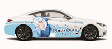 Load image into Gallery viewer, Anime ITASHA Gawr Gura  Car Wrap Door Side Stickers Decal Fit With Any Cars Vinyl graphics car accessories car stickers Car Decal