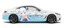 Load image into Gallery viewer, Anime ITASHA Gawr Gura  Car Wrap Door Side Stickers Decal Fit With Any Cars Vinyl graphics car accessories car stickers Car Decal