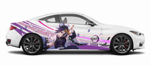 Load image into Gallery viewer, Anime ITASHA Demon Slayer Shinobu Kocho Car Wrap Door Side Stickers Decal Fit With Any Cars Vinyl graphics car accessories car stickers Car Decal