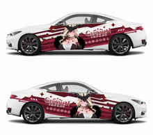 Load image into Gallery viewer, Anime ITASHA Genshin Impact La Signora Car Wrap Door Side Stickers Decal Fit With Any Cars Vinyl graphics car accessories car stickers Car Decal