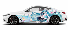 Load image into Gallery viewer, Anime ITASHA Hatsune Miku Car Wrap Door Side Stickers Decal Fit With Any Cars Vinyl graphics car accessories car stickers Car Decal