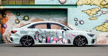 Load image into Gallery viewer, Anime ITASHA Hatsune Miku X Racing Car Wrap Door Side Stickers Decal Fit With Any Cars Vinyl graphics car accessories car stickers Car Decal