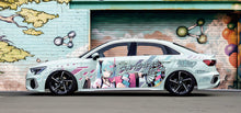 Load image into Gallery viewer, Anime ITASHA Hatsune Miku X Racing Car Wrap Door Side Stickers Decal Fit With Any Cars Vinyl graphics car accessories car stickers Car Decal