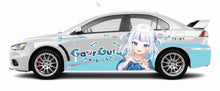 Load image into Gallery viewer, Anime ITASHA Gawr Gura  Car Wrap Door Side Stickers Decal Fit With Any Cars Vinyl graphics car accessories car stickers Car Decal