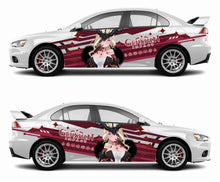 Load image into Gallery viewer, Anime ITASHA Genshin Impact La Signora Car Wrap Door Side Stickers Decal Fit With Any Cars Vinyl graphics car accessories car stickers Car Decal