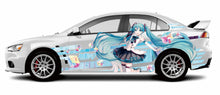Load image into Gallery viewer, Anime ITASHA Hatsune Miku Car Wrap Door Side Stickers Decal Fit With Any Cars Vinyl graphics car accessories car stickers Car Decal