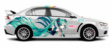 Load image into Gallery viewer, Anime ITASHA Hatsune Miku Car Wrap Door Side Fit With Any Cars Vinyl graphics car stickers Car Decal