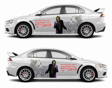 Load image into Gallery viewer, DC Universe Joker Car Wrap Door Side Stickers Decal Fit With Any Cars Vinyl graphics car accessories car stickers Car Decal Anime Itasha DC Comics