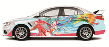 Load image into Gallery viewer, Anime ITASHA Hatsune Miku Car Wrap Door Side Fit With Any Cars Vinyl graphics car stickers Car Decal
