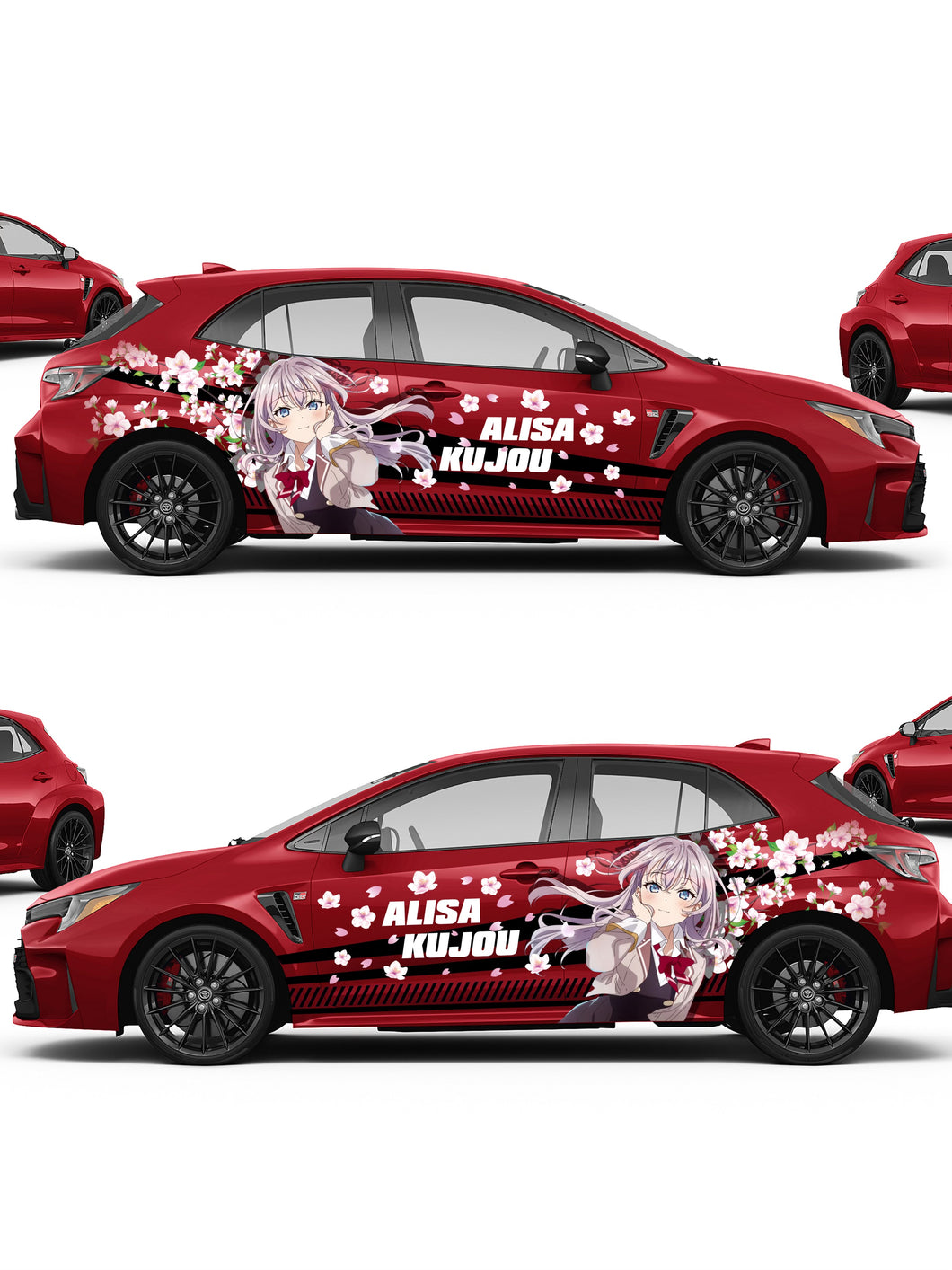 Custom design for 2024 Toyota Corolla both sides