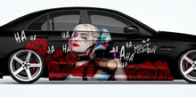 Load image into Gallery viewer, DC ITASHA Harley Quinn Car Wrap Door Side Stickers Decal Fit With Any Cars Vinyl graphics car accessories car stickers Car Decal
