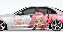 Cargar imagen en el visor de la galería, Anime ITASHA Spy X Family Anya Car Wrap Door Side Stickers Decal Fit With Any Cars Vinyl graphics car accessories car stickers Car Decal
