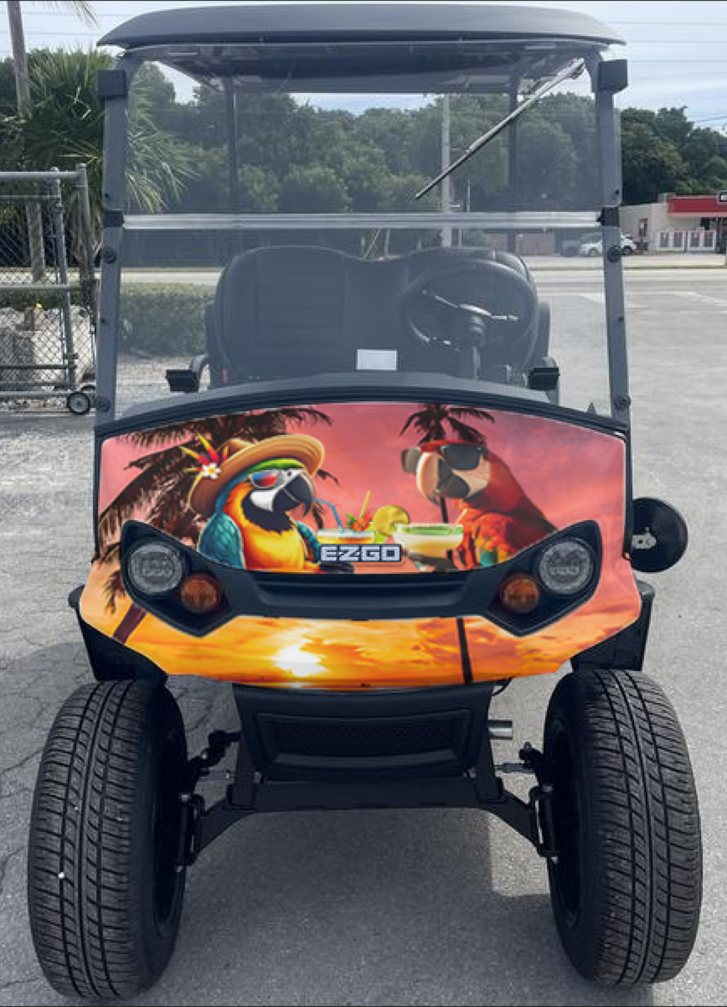 Diseño personalizado para el auto de golf Ezgo Liberty 2024