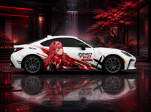 Cargar imagen en el visor de la galería, Anime ITASHA ZERO TWO revestimiento para coche puerta lateral compatible con cualquier coche gráficos de vinilo pegatinas para coche pegatina para coche
