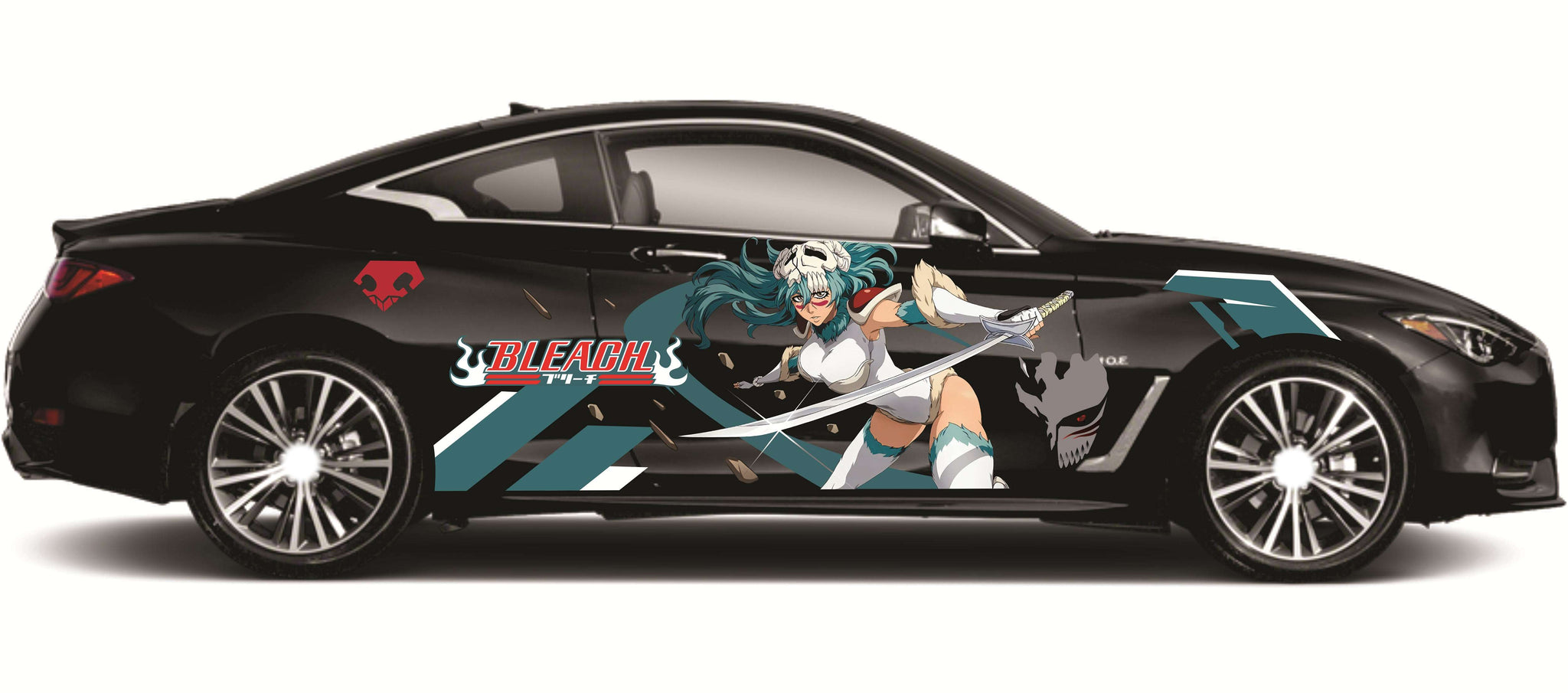 Anime ITASHA Bleach Car Wrap Door Side Fit Any Cars Vinyl graphics