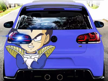 Cargar imagen en el visor de la galería, Anime Dragon Ball Vegeta Car Tail Wrap Fit With Any Cars Vinyl graphics car stickers Car Decal
