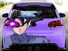 Load image into Gallery viewer, Anime Dragon Ball Black Goku Car Tail Wrap Fit With Any Cars Vinyl graphics car stickers Car Decal
