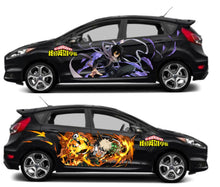 Cargar imagen en el visor de la galería, Anime ITASHA My Hero Academia Car Wrap Door Side Stickers Decal Fit With Any Cars Vinyl graphics car accessories car stickers Car Decal
