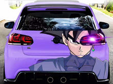 Load image into Gallery viewer, Anime Dragon Ball Black Goku Car Tail Wrap Fit With Any Cars Vinyl graphics car stickers Car Decal
