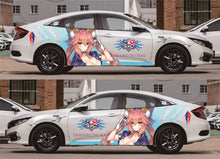 Cargar imagen en el visor de la galería, Anime ITASHA Tamamo no Mae Car Wrap Door Side Stickers Decal Fit With Any Cars Vinyl graphics car accessories car stickers Car Decal
