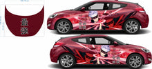 Load image into Gallery viewer, Custom design for 2017 Hyundai Veloster Both sides&amp;hood
