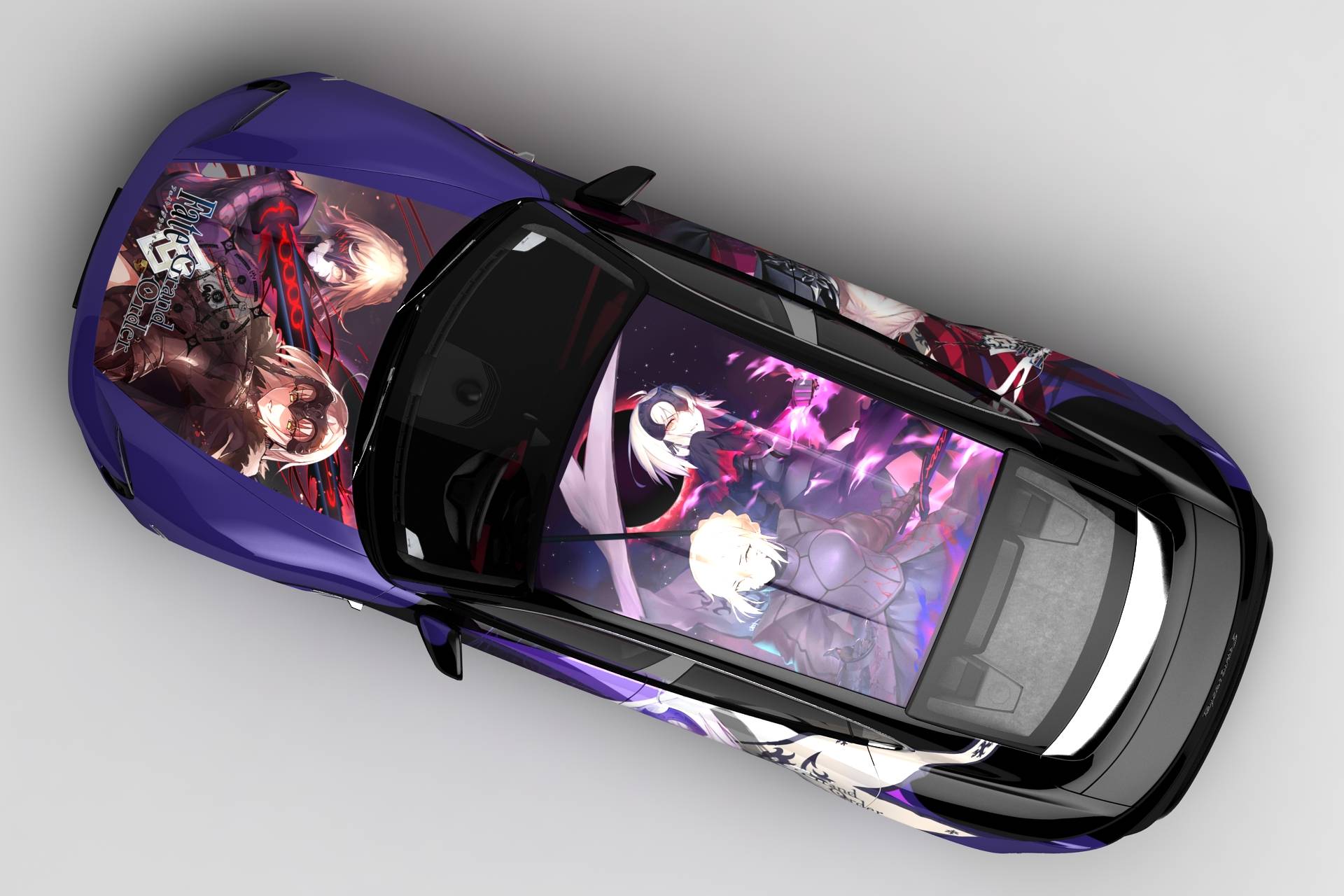 Autocollant de voiture universel Anime Fate Grand Order, grand