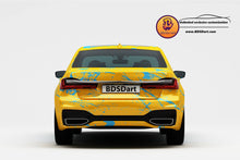 Load image into Gallery viewer, Full Car Wrap Classic-Yellow blue Fit With Any Cars Vinyl graphics car accessories car stickers Car Decal Car Wrap
