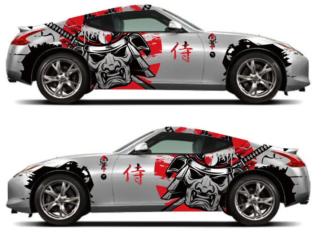 Custom for 2009 Nissan 370z nismo silver both sides