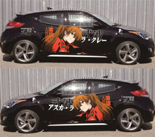 Cargar imagen en el visor de la galería, Anime ITASHA EVA Car Wrap Door Side Fit Any Cars Vinyl graphics car stickers Car Decal

