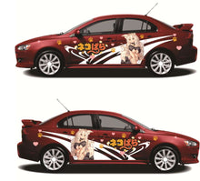 Load image into Gallery viewer, Anime ITASHA Cat Girl Car Wrap Door Side Stickers Decal Fit With Any Cars Vinyl graphics car accessories car stickers Car Decal
