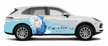 Cargar imagen en el visor de la galería, Anime ITASHA Gawr Gura  Car Wrap Door Side Stickers Decal Fit With Any Cars Vinyl graphics car accessories car stickers Car Decal
