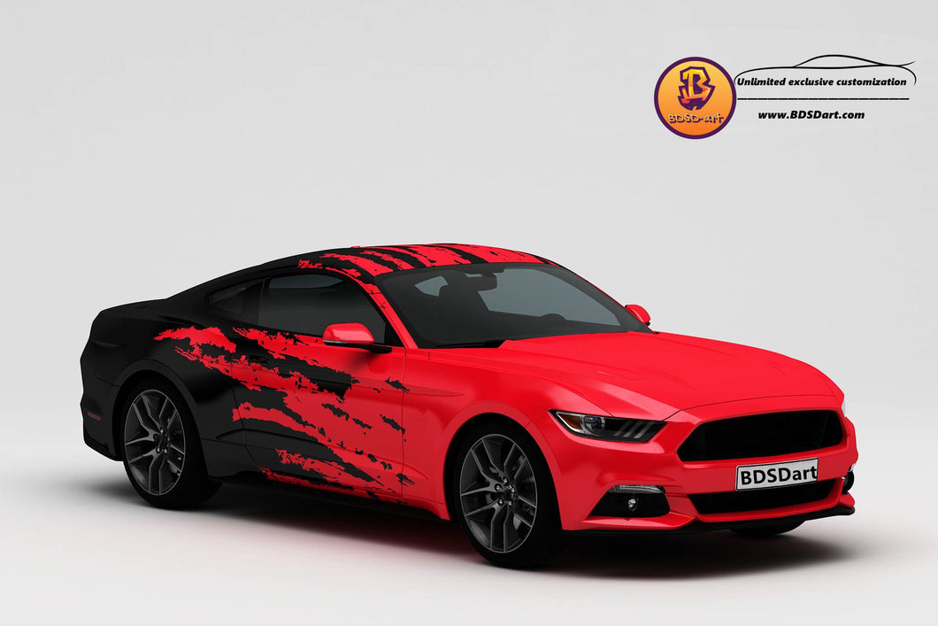 Full Car Wrap Passion Fit With Any Cars Vinyl graphics car accessories car stickers Car Decal Car Wrap