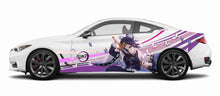 Cargar imagen en el visor de la galería, Anime ITASHA Demon Slayer Shinobu Kocho Car Wrap Door Side Stickers Decal Fit With Any Cars Vinyl graphics car accessories car stickers Car Decal
