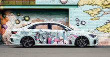 Cargar imagen en el visor de la galería, Anime ITASHA Hatsune Miku X Racing Car Wrap Door Side Stickers Decal Fit With Any Cars Vinyl graphics car accessories car stickers Car Decal
