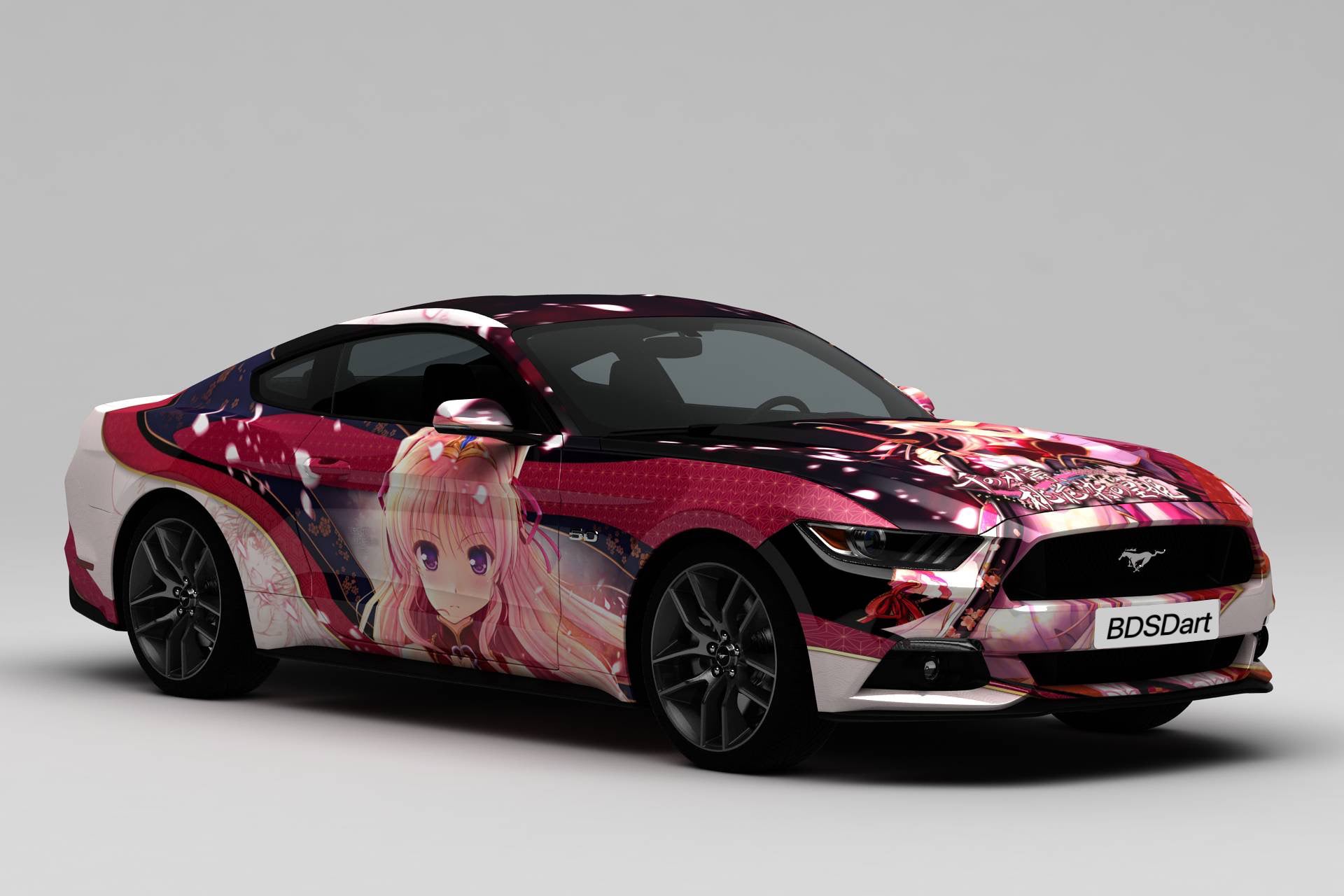 The Nightmare Before Christmas ITASHA anime car wrap vinyl