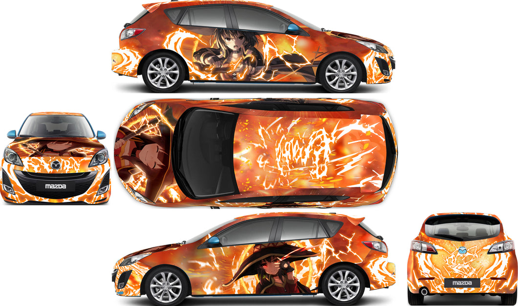 Custom design for 2010 Mazda 3 Hatchback full car